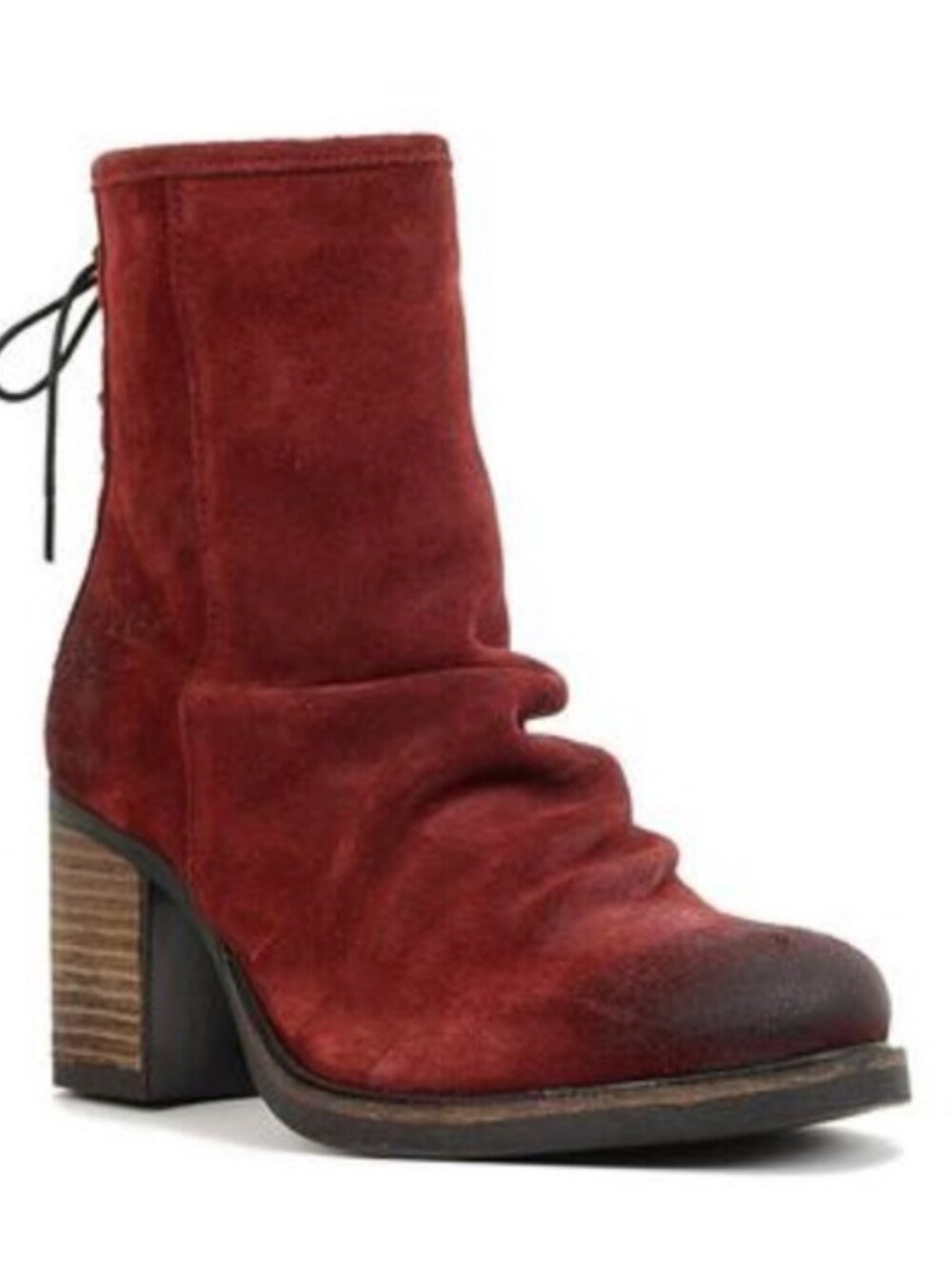 Bos & Co Barlow waterproof suede plum booties Sz.8